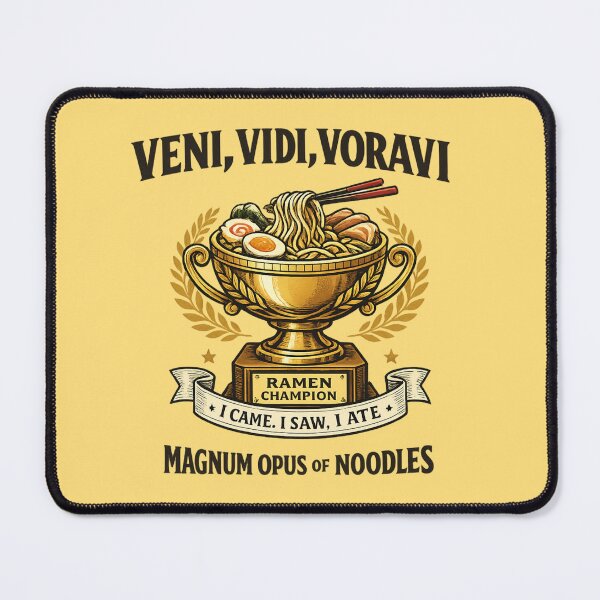 Item preview, I Ramen Champion Came I Saw I Defended I Ate Ramen Funny PhD Graduation Meme Gift designed and sold by Im-Ara.