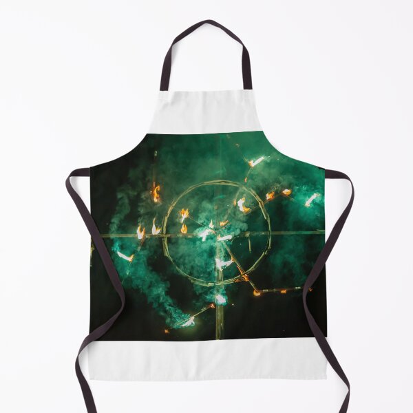 Item preview, Green Firework Wheel Spinning With Smoke and Sparks During Nighttime Festival Celebration designed and sold by Nmallia.