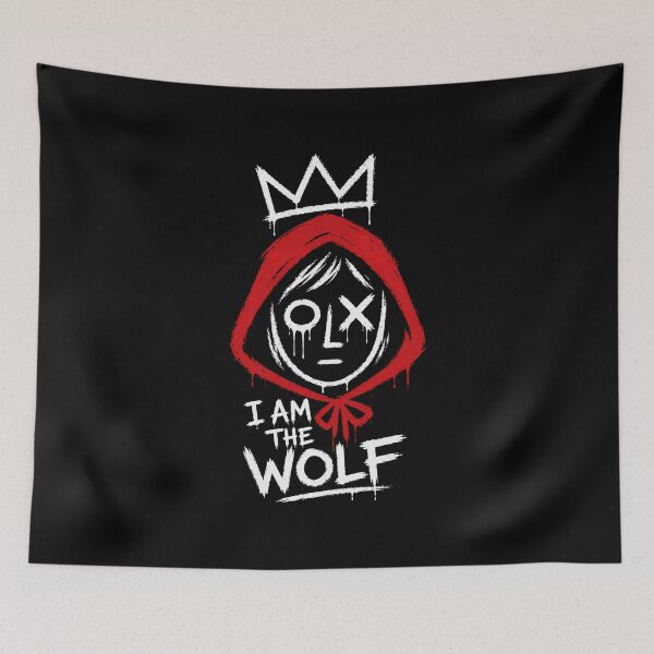 Item preview, I Am The Wolf Red Hood Feminine Power designed and sold by Creative_Canvas.