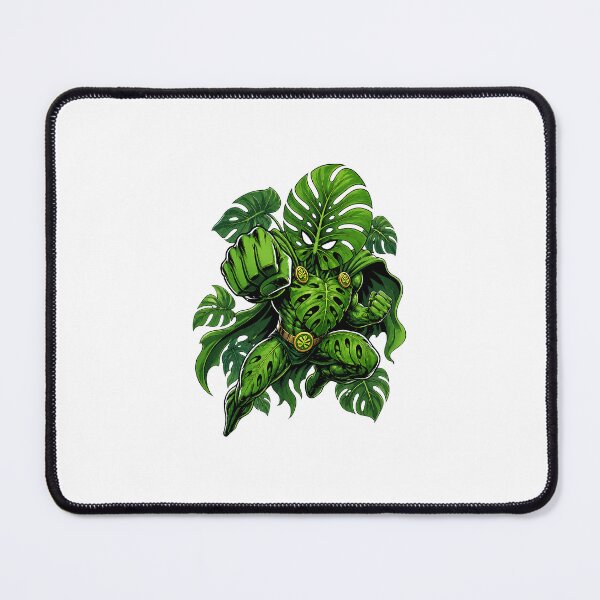 Item preview, Monstera Hero – Comic Style Plant Superhero designed and sold by ExoticWave.