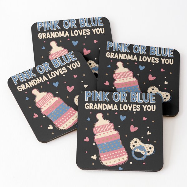 Item preview, Gender Reveal Pink Or Blue Grandma Loves You Team designed and sold by LuminOrb.