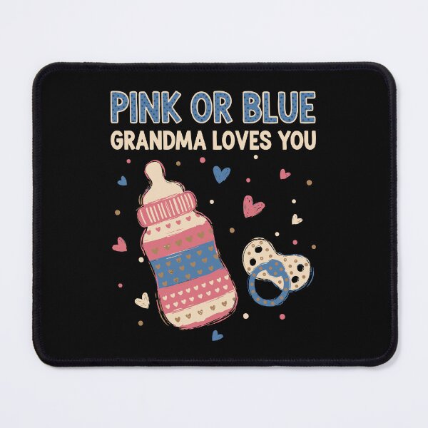 Artikelvorschau, Gender Reveal Pink oder Blau Oma liebt dich Team entworfen und verkauft von LuminOrb.