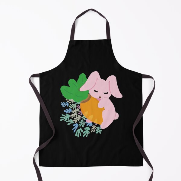 Item preview, Cute Pink Bunny Sleeping with Giant Carrot Illustration designed and sold by SomeHitori.