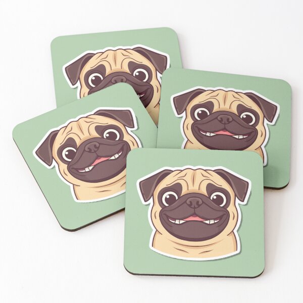 Item preview, Derpy Pug Squad — Funny Tongue Out Dog Lover Gift designed and sold by Fun Sticker.
