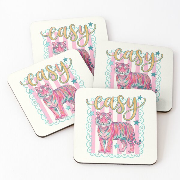 Item preview, Easy Tiger — Playful Retro Slogan Art designed and sold by FrescoDesign.