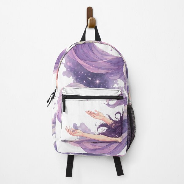 Item preview, Aerial Yoga – Ethereal Woman in Flowing Silk with Dreamlike Celestial Movement designed and sold by Pickachoo.