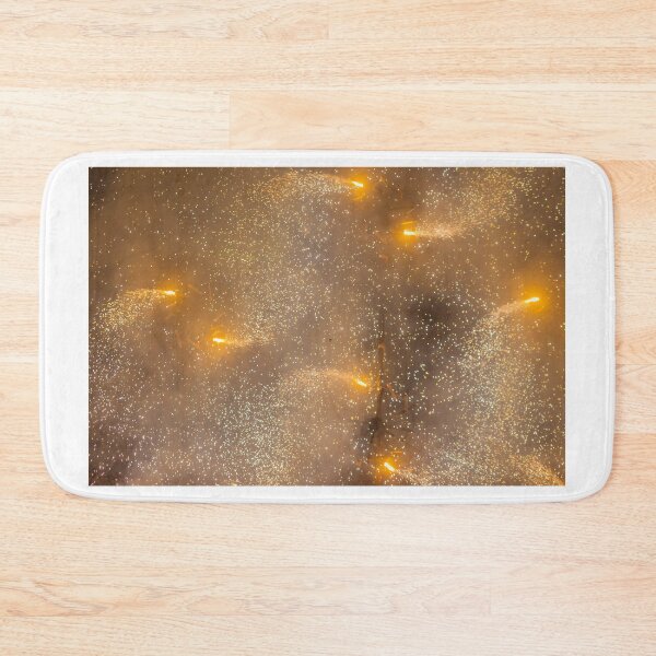 Item preview, Golden Firework Sparks and Pyrotechnic Fountains Creating a Starry Night Celebration Effect designed and sold by Nmallia.