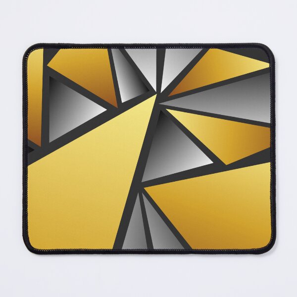 Item preview, Golden Industrial Abstract Geometric Shards designed and sold by Typomuse-studio.