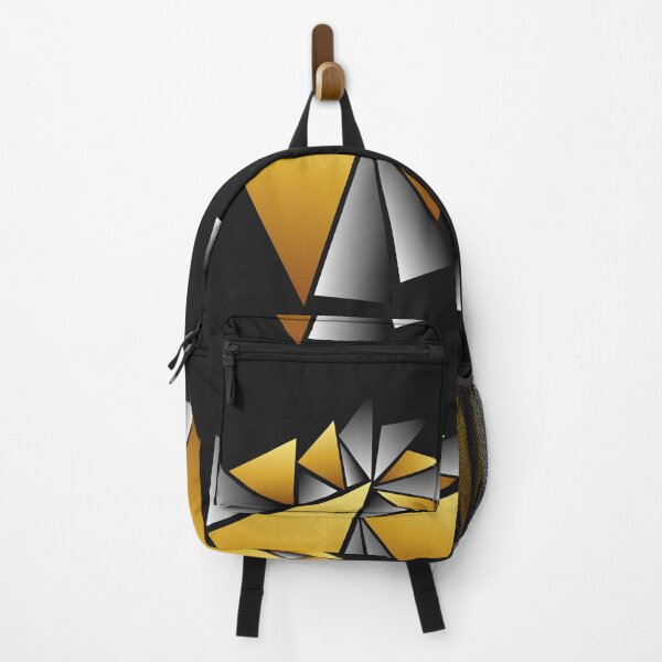 Item preview, Golden Industrial Abstract Geometric Shards designed and sold by Typomuse-studio.