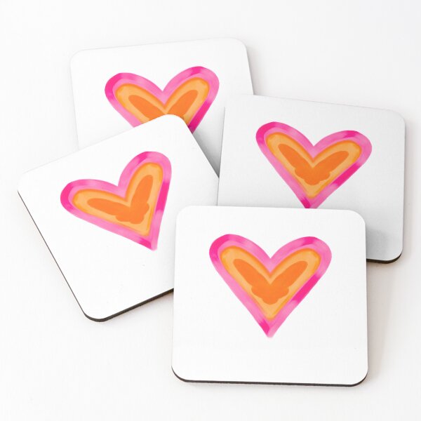 Item preview, Pink Jelly Hand-Painted Heart – Cute Girly Aesthetic, “Girl Stuff” Graphic Design, Y2K Soft Girl Style designed and sold by VirtuallyCreativ .