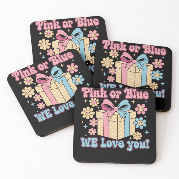 Item preview, Gender Reveal Pink Or Blue We Love You Baby Shower designed and sold by LuminOrb.