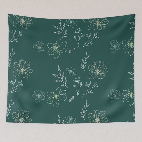 Item preview, Green Floral Pattern designed and sold by LifeParody.