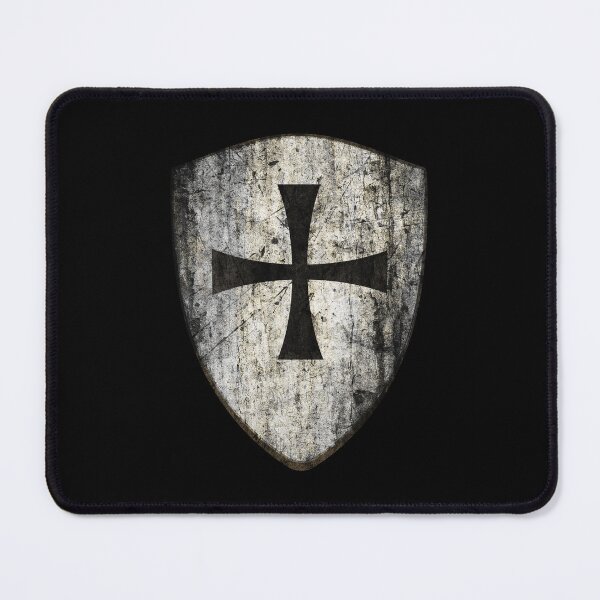 Item preview, Teutonic Crusader Shield Flag • Black Cross Relic • Medieval Battle‑Worn Emblem designed and sold by worldwarvintage.