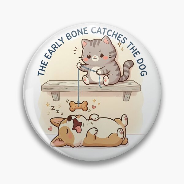 Item preview, Dog Fishing Cute Cat and Dog Kawaii - Fun Cartoon Quote designed and sold by jo-e-basta.
