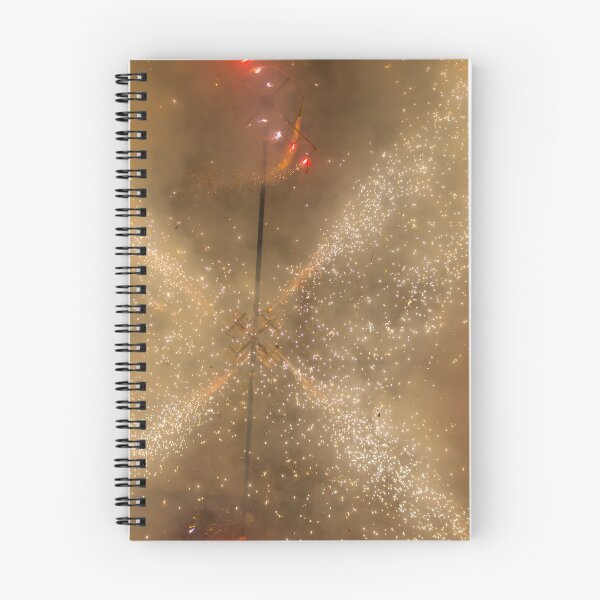 Item preview, Golden Fireworks Sparks and Pyrotechnic Bursts Creating Dramatic Abstract Light and Smoke at Night designed and sold by Nmallia.