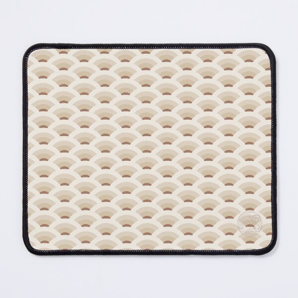 Item preview, Scale Pattern - Minimal Scallop Pattern in Warm Neutral Colors designed and sold by covetedcove.
