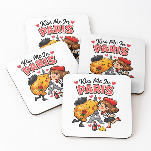 Item preview, Kiss Me In Paris designed and sold by MonkiFlipp.