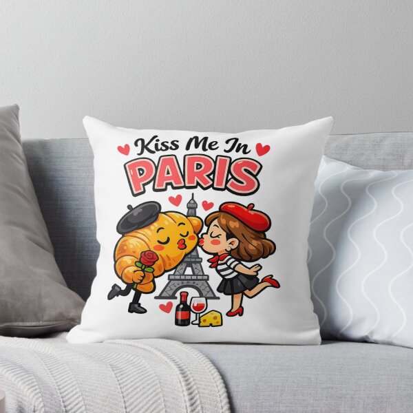 Item preview, Kiss Me In Paris designed and sold by MonkiFlipp.