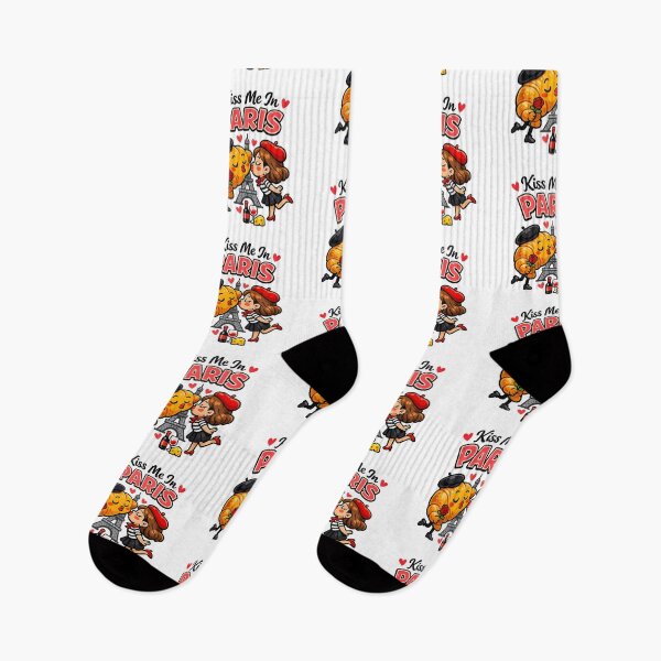 Item preview, Kiss Me In Paris designed and sold by MonkiFlipp.