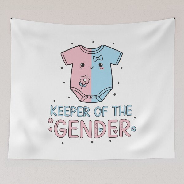 Item preview, Gender Reveal Keeper Of The Gender Baby Shower designed and sold by LuminOrb.