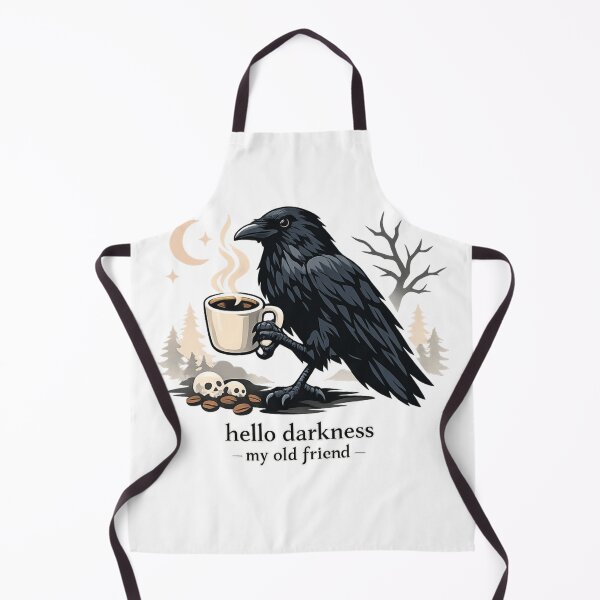 Item preview, Hello Darkness My Old Friend Essential T-Shirt Raven designed and sold by SoftSproutstu.