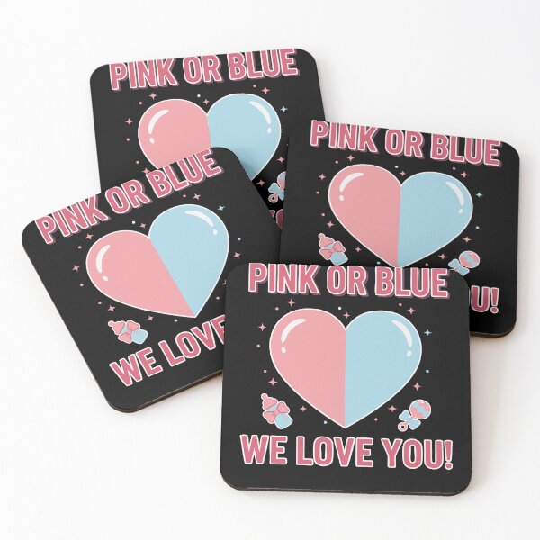 Item preview, Gender Reveal Pink Or Blue We Love You Baby Shower designed and sold by LuminOrb.
