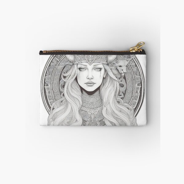 Item preview, Hel Goddess of the Underworld - Norse Mythology Dark Etching designed and sold by DarkOriginArts.