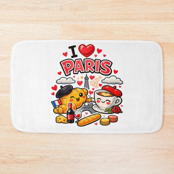 Item preview, I Love Paris Cute Travel designed and sold by MonkiFlipp.