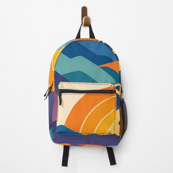 Item preview, Layered Mountain Sunset with Winding River designed and sold by InkSmithery.
