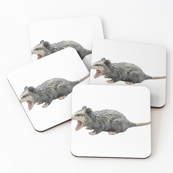 Item preview, Whimsical Screaming Fairy Opossum Illustration designed and sold by ogduckboy.