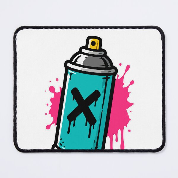 Item preview, Spray Paint Skateboard Graffiti Sticker – Urban Street Skater Art Sticker designed and sold by Olivra.
