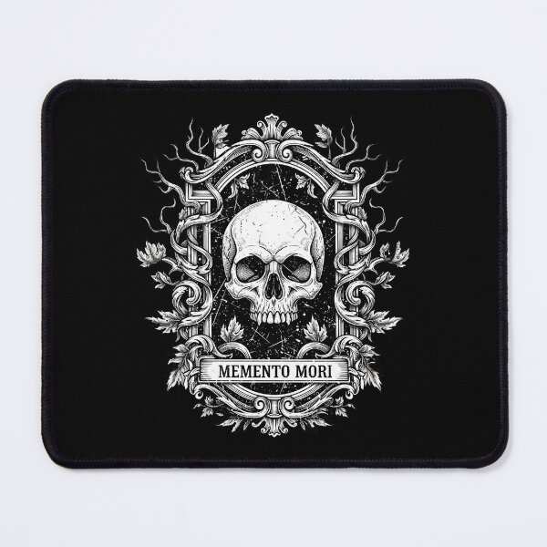 Item preview, Memento Mori Skull Frame with Dead Leaves designed and sold by nuel-art.