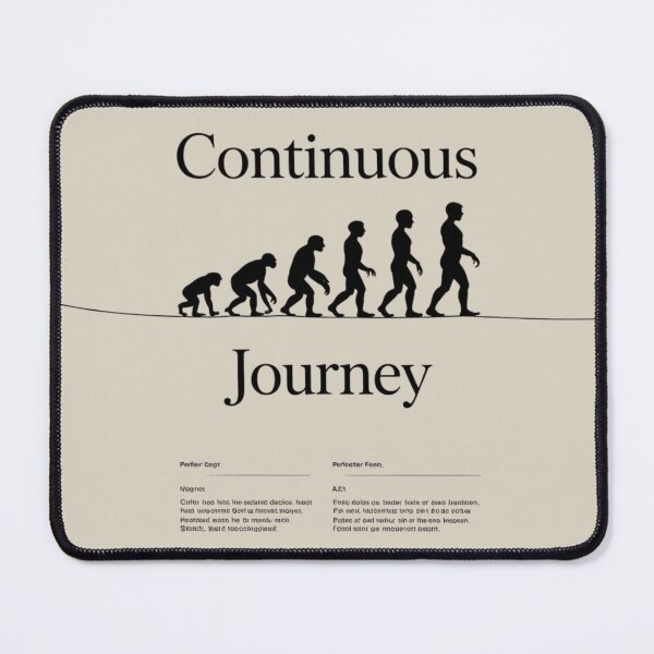 Item preview, Continuous Journey – Minimal Human Evolution Line Art Poster | Modern Aesthetic Design designed and sold by RPNdesign.