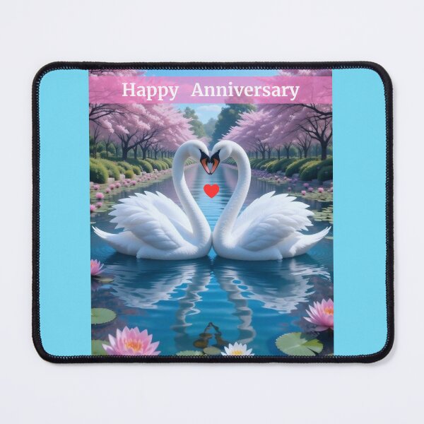 Item preview, HAPPY ANNIVERSARY LOVE BIRD GIFTS designed and sold by Brewgoodness.