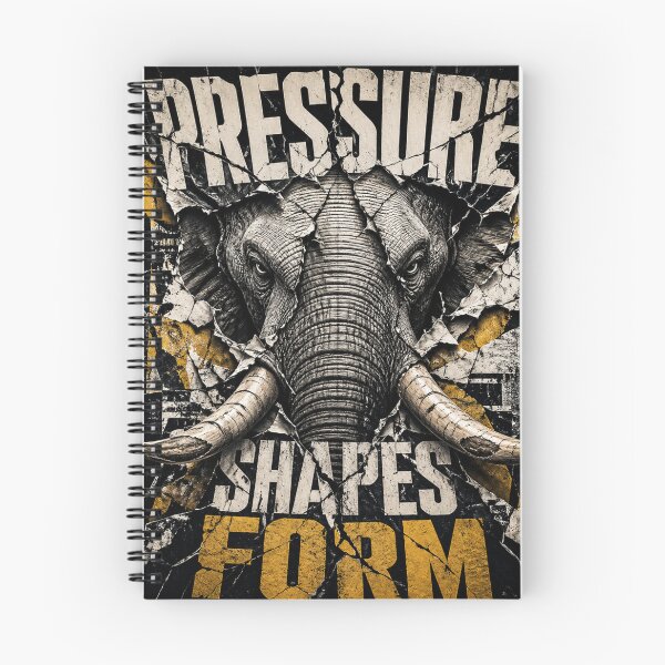 Item preview, Founder Pressure Shapes Form Elephant Brutalist Poster Art designed and sold by SavannaStrikes.