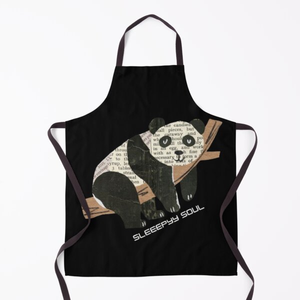 Item preview, Sleepyy Soul Newspaper Collage Panda | Dark Academia Aesthetic Tired Girl Tee | Indie Art Panda designed and sold by SOLIORA ATELIER.