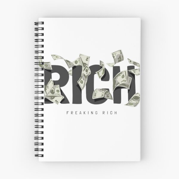 Item preview, Rich Freaking Rich Money Aesthetic Design | Hustle Mindset Typography for T-Shirt Hoodie Sticker Hat designed and sold by FloraMyst.