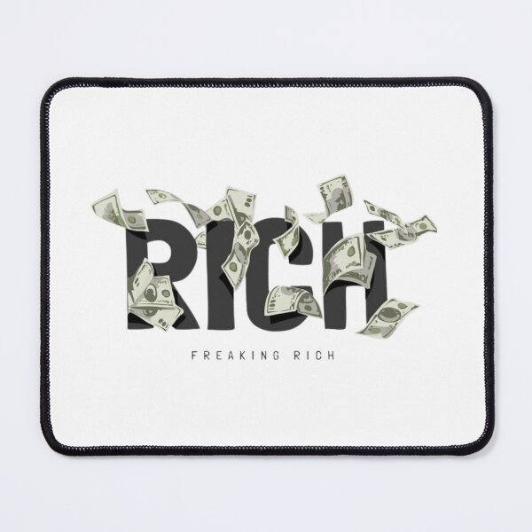 Item preview, Rich Freaking Rich Money Aesthetic Design | Hustle Mindset Typography for T-Shirt Hoodie Sticker Hat designed and sold by FloraMyst.