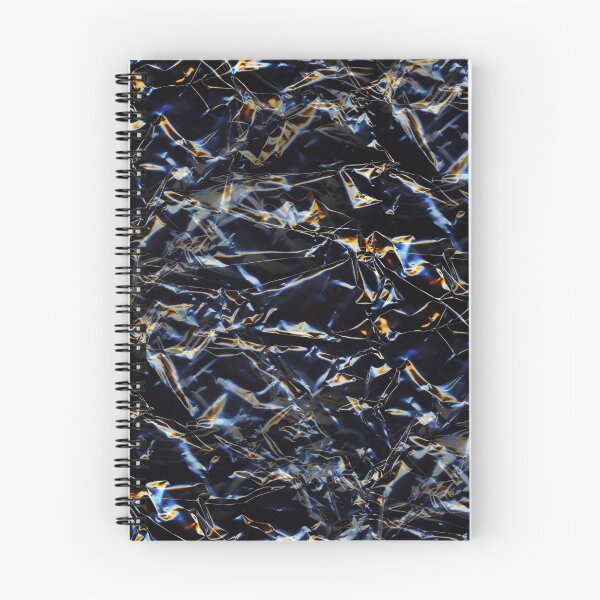 Item preview, Iridescent Black Crumpled Plastic Macro Photo designed and sold by AnnArtshock.