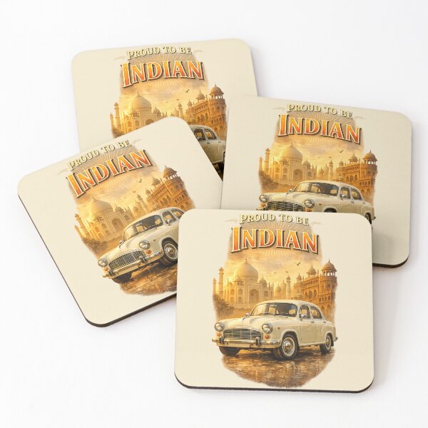 Item preview, Proud To Be Indian Classic Car Design designed and sold by Retro Arabica.