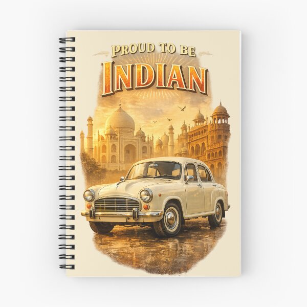 Item preview, Proud To Be Indian Classic Car Design designed and sold by Retro Arabica.