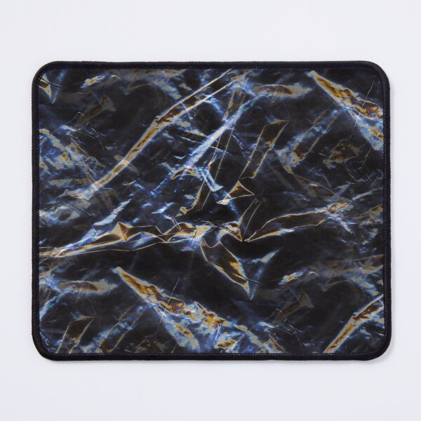 Item preview, Iridescent Black Crumpled Plastic Macro designed and sold by AnnArtshock.