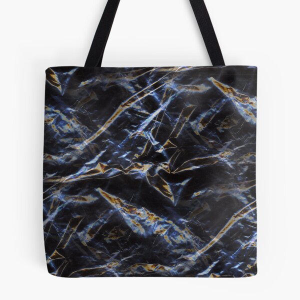 Item preview, Iridescent Black Crumpled Plastic Macro designed and sold by AnnArtshock.