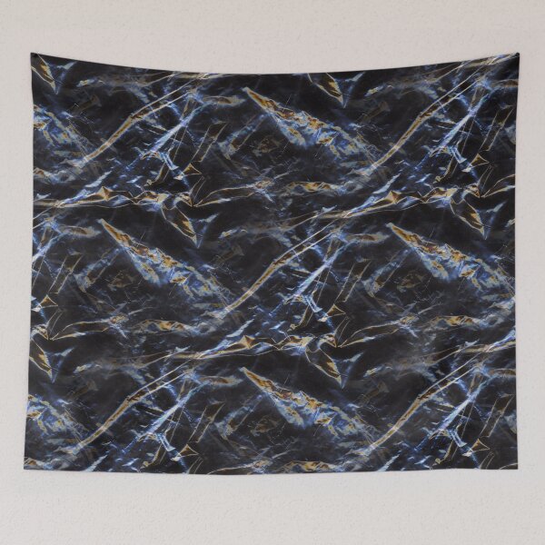 Item preview, Iridescent Black Crumpled Plastic Macro designed and sold by AnnArtshock.