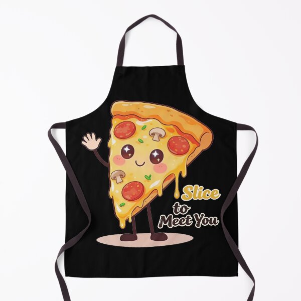 Item preview, Slice to Meet You Cute Pizza Character designed and sold by NatalieJeans.