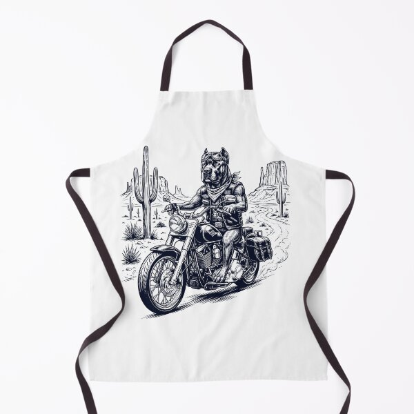 Item preview, Vintage Cane Corso Riding Motorbike Moto Western Cowboy Dog Lover designed and sold by DoodleTortle.