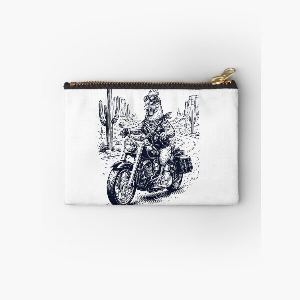 Item preview, Vintage Chicken Riding Motorbike Moto Western Cowboy Animal Lover designed and sold by DoodleTortle.