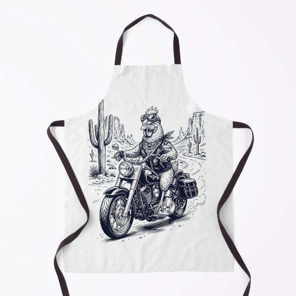 Item preview, Vintage Chicken Riding Motorbike Moto Western Cowboy Animal Lover designed and sold by DoodleTortle.