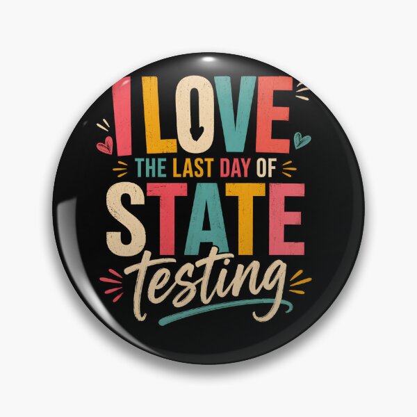 Item preview, I Love the Last Day of State Testing Shirt – Funny Student Testing Day Tee – End of Exams  designed and sold by THREE LITTLE BEANS.