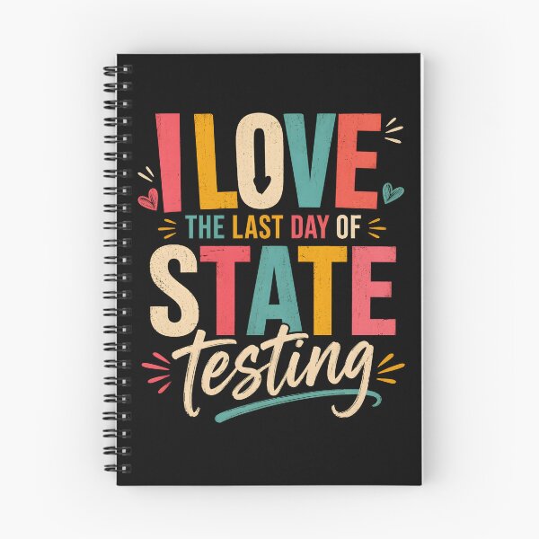 Item preview, I Love the Last Day of State Testing Shirt – Funny Student Testing Day Tee – End of Exams  designed and sold by THREE LITTLE BEANS.